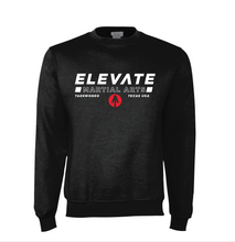 Load image into Gallery viewer, Warrior Crew Sweatshirt in Black