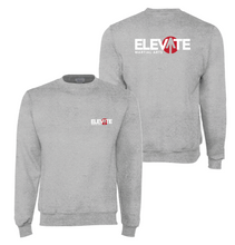 Load image into Gallery viewer, ELEVATE Core Crew Sweatshirt in Grey Htr