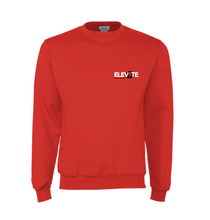 Load image into Gallery viewer, ELEVATE Core Crew Sweatshirt in Red