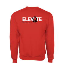 Load image into Gallery viewer, ELEVATE Core Crew Sweatshirt in Red