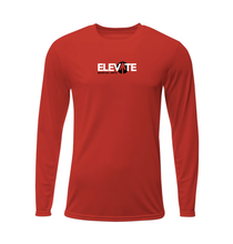 Load image into Gallery viewer, ELEVATE LS DriFit Tee in Red