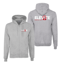 Load image into Gallery viewer, ELEVATE Core Full-Zip Hoodie in Grey Htr