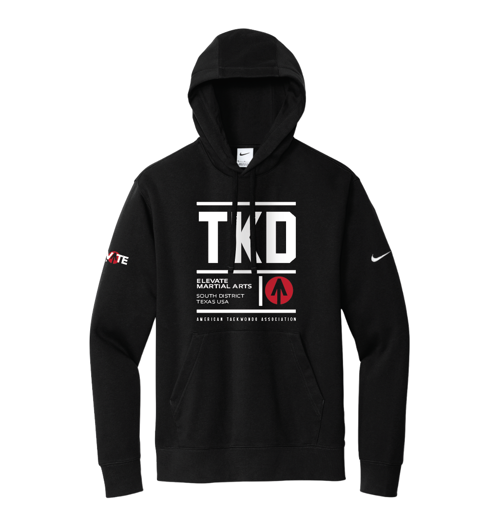 Rise PO Hoodie in Black by Nike